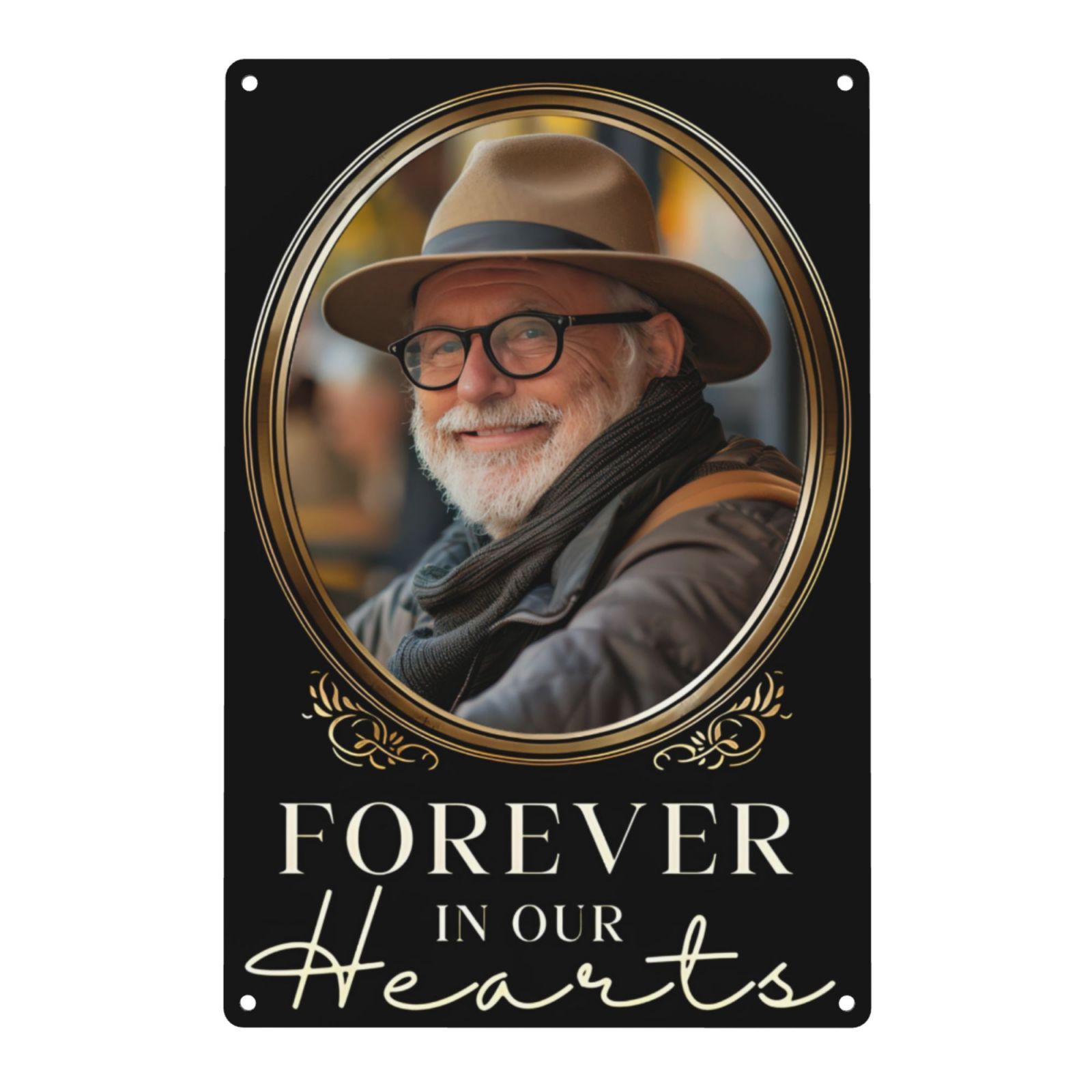 Photographic Memory - Placa de metal personalizada con una