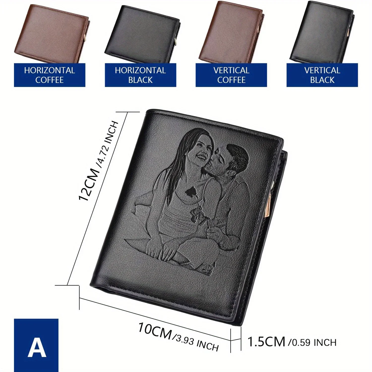 Cartera con foto de hombre gra - Photographic Memory reseña y precio