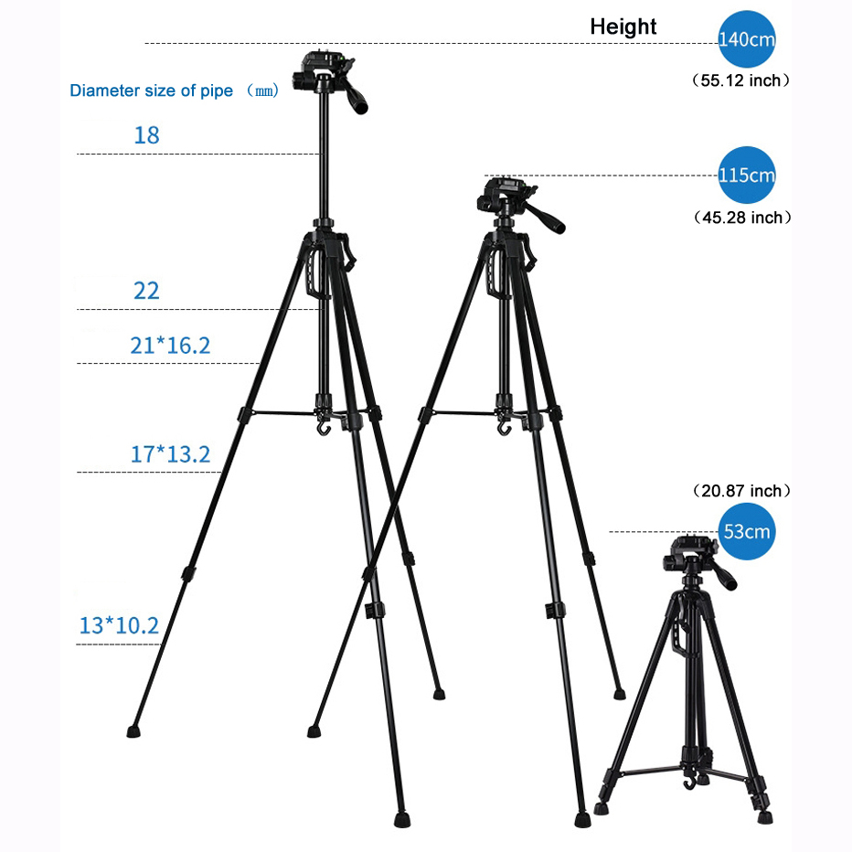 Trípode Universal de 55 Pulgad - Photography Basics reseña y precio