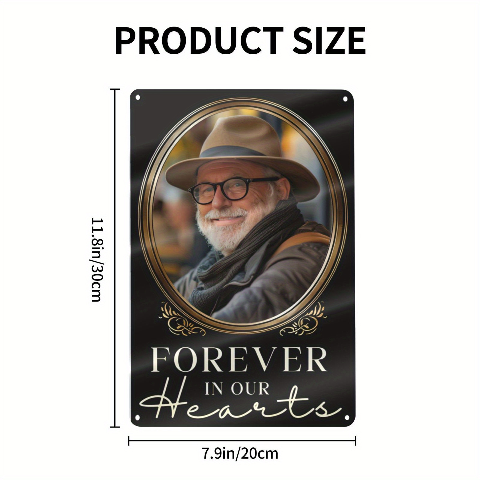 Placa de metal personalizada c - Photographic Memory reseña y precio